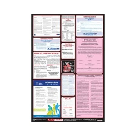 Accuform OSHA SAFETY POSTER COMBO STATE, PPG300GA PPG300GA